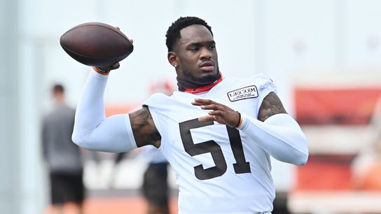 Reports: Browns LB Wilson carted off with hyperextended knee (NFL)