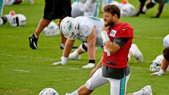 Dolphins' Fitzpatrick misses scrimmage after mother's death (NFL)