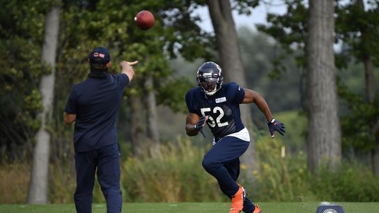 Bears LB Mack questionable with knee injury (NFL)