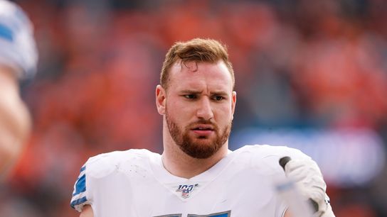 Lions C Ragnow can't speak, but could play Sunday (NFL)