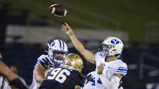 BYU rolls up 580 total yards in 55-3 rout of Navy (College Football)