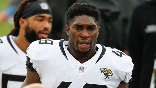 Jaguars LB Jacobs exits due to knee injury (NFL)