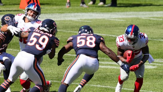 Trubisky fuels Bears in win over Giants; Barkley injured (NFL)