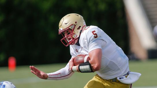 Boston College QB Jurkovec takes aim at Texas State (College Football)