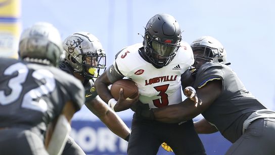 Louisville QB Cunningham carted off vs. Pitt (College Football)