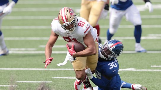 49ers lose TE Reed, CB Moseley to injury vs. Giants (NFL)