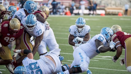 No. 12 North Carolina fends off BC late, 26-22 (College Football)