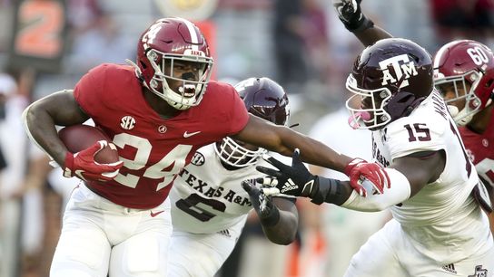 Alabama RB Sanders in stable condition after car accident (College Football)