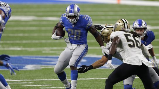 Lions RB Peterson misses practice with illness (NFL)