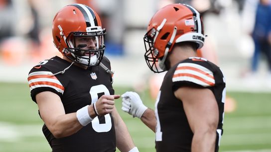 Mayfield (ribs) limited but expected to play vs. Steelers (NFL)