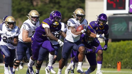 Navy holds off late surge from East Carolina (College Football)