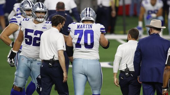 Cowboys G Martin (concussion) to miss game at Washington (NFL)