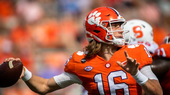 Lawrence out for No. 1 Clemson's matchup at No. 4 Notre Dame (College Football)