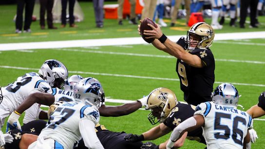 Brees totals three TDs as Saints hold off Panthers (NFL)