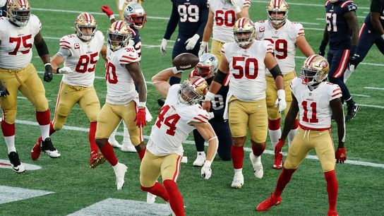 49ers manhandle Patriots in Garoppolo's return (NFL)