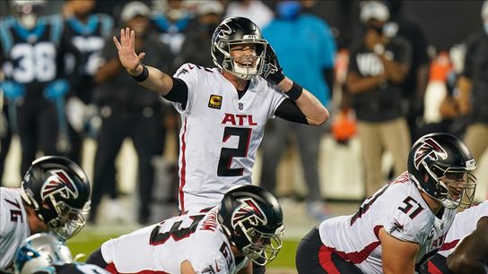 Falcons hang on late, knock off Panthers (NFL)