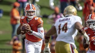 Uiagalelei thrives as No. 1 Clemson escapes vs. Boston College (College Football)