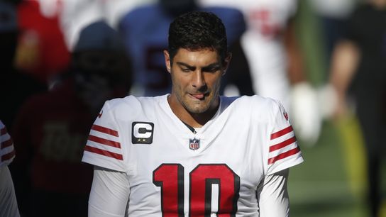 49ers shop, but QB Jimmy Garoppolo not concerned (NFL)