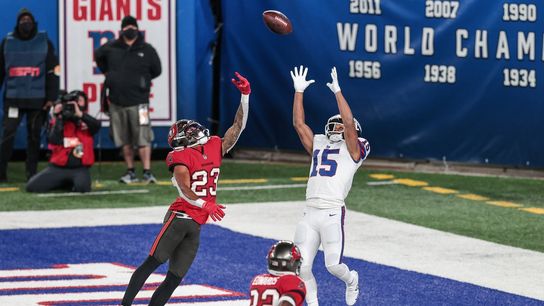 Giants WR Tate won't play Sunday after turbulent week (NFL)