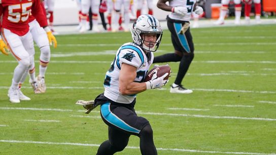 Panthers RB McCaffrey misses practice with quad injury (NFL)