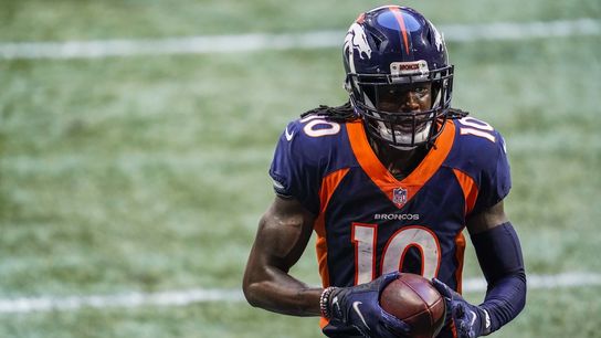 Broncos WR Jeudy (shoulder), 4 others questionable vs. Raiders (NFL)