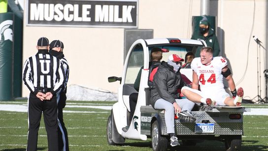 Coach Allen's son carted off field in Indiana win (College Football)