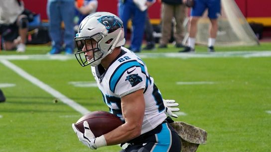 Panthers RB McCaffrey doubtful to play vs. Packers (NFL)