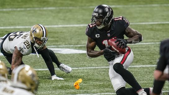 Falcons WR Jones (hamstring) out vs. Chargers (NFL)