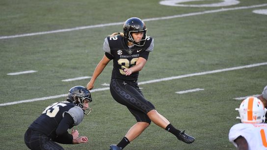 Vanderbilt's Fuller first woman to score in Power 5 football game (College Football)