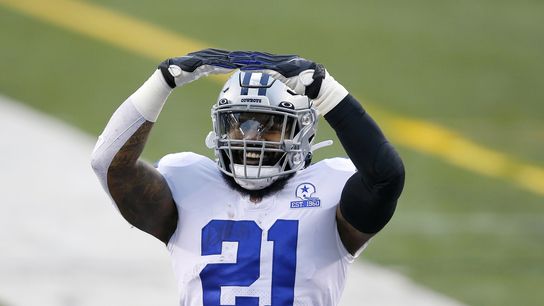 Cowboys RB Elliott (calf) out vs. 49ers (NFL)