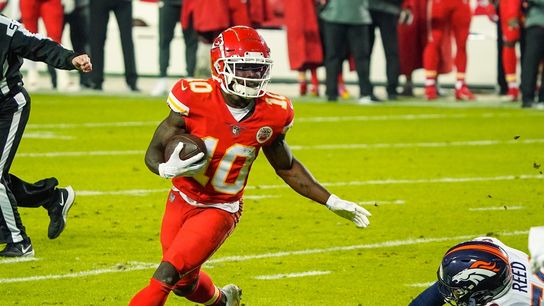 Chiefs' Hill, Watkins, Edwards-Helaire out vs. Chargers (NFL)