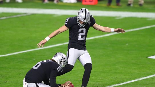 Raiders kicker Daniel Carlson signs $3.384M tender (NFL)