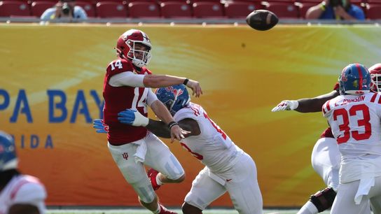 Corral’s late TD pass lifts Ole Miss over Indiana in Outback Bowl (College Football)