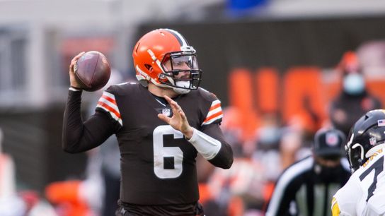 Browns' Baker Mayfield has yet to throw ball this week (NFL)