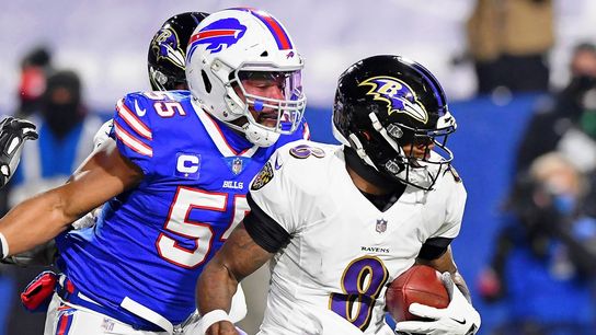 Ravens QB Jackson injured, will not return vs. Bills (NFL)