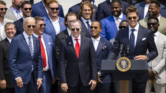 Tom Brady in attendance as champion Bucs visit White House (NFL)