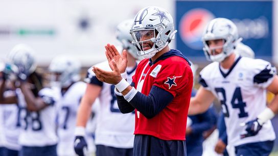 Cowboys QB Dak Prescott leaves practice with sore throwing arm (NFL)