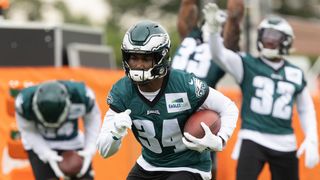Report: Eagles release RB Kerryon Johnson with injury settlement (NFL)