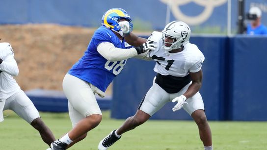 Rams-Raiders brawl, ending joint practice early (NFL)