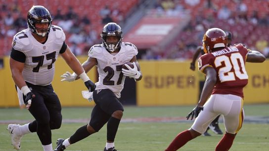 Report: Ravens RB J.K. Dobbins (knee) to be inactive vs. Jets (NFL)