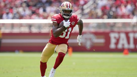 49ers RB Raheem Mostert departs after knee injury (NFL)