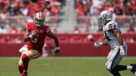 49ers QB Trey Lance out one week with 'small chip' in finger (NFL)