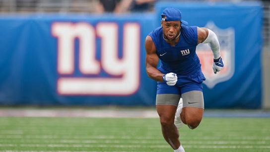 Giants RB Saquon Barkley faces practice test (NFL)