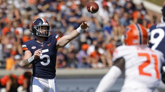 Brennan Armstrong fires 5 TDs as Virginia rips Illinois (College Football)