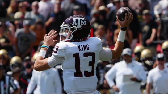 Reports: Texas A&M QB Haynes King (ankle) out multiple weeks (College Football)