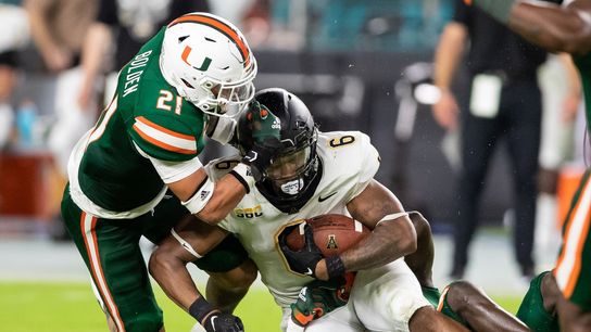 No. 22 Miami escapes with win over Appalachian St. (College Football)