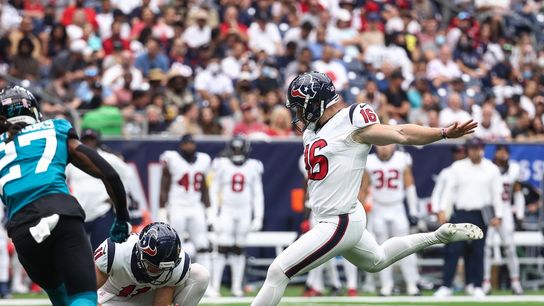 Texans cut K Joey Slye ahead of Ka'imi Fairbairn return (NFL)