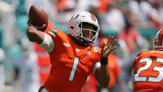 Miami QB D'Eriq King to have right shoulder evaluated (College Football)