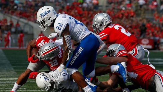 TreVeyon Henderson runs for 277 yards as Ohio State beats Tulsa (College Football)