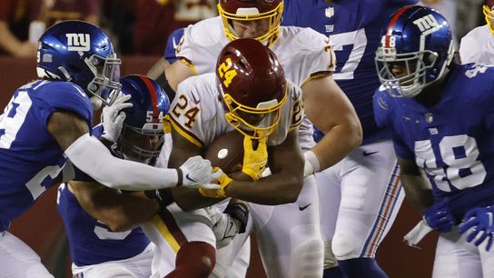Washington RB Antonio Gibson (shin) misses practice (NFL)